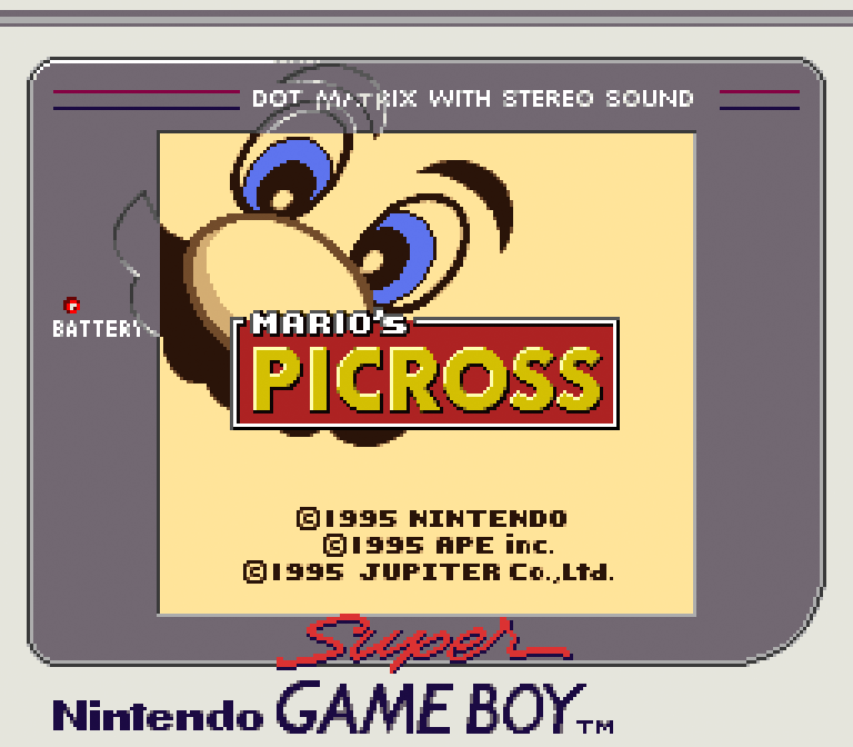 Mario's Picross